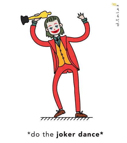 Joker Joker Dance Sticker