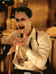 Joker Laughing Wearing With Polo GIF