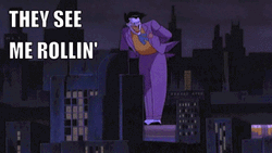 Joker On Train They See Me Rollin GIF