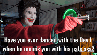 Joker Pointing Gun Have You Ever Danced With The Devil GIF