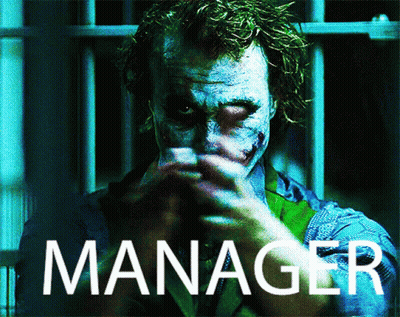 Joker Saying Manager GIF