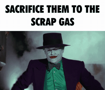 Joker Saying Sacrifice Them To The Scrap Gas GIF