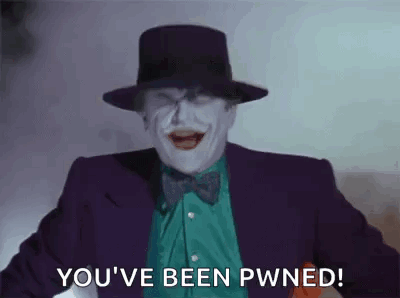 Joker With La-Tee-Fucking-Da Text GIF