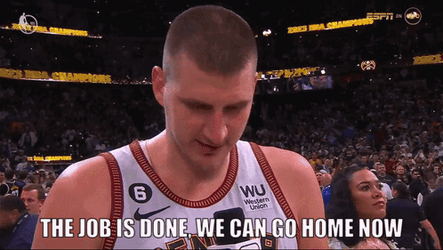 Jokic The Job Is Done GIF