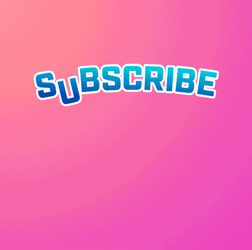Jolly Lady Clicking Subscribe Button GIF