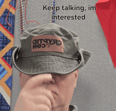 Jolly Monster Poster Man In Santa Hat GIF