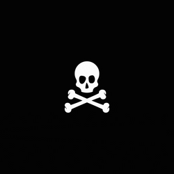 Jolly Roger Popping In And Out GIF