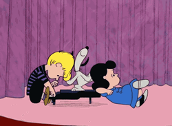Jolly Snoopy Piano Jumping GIF