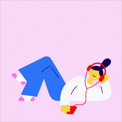 JOMO Joy Of Missing Out Pink Background GIF