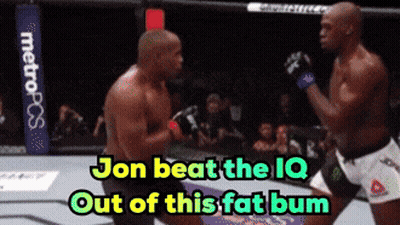 Jon Boxing Fat Opponent GIF