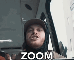 Jon Langston Hurry Zoom GIF