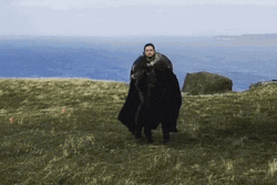 Jon Snow Flapping Coat Meme GIF