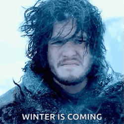 Jon Snow Winter Is Coming GOT GIF