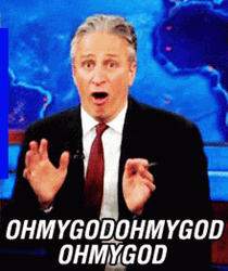 Jon Stewart Oh My God Meme GIF
