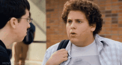 Jonah Hill In Superbad Is Angry GIF