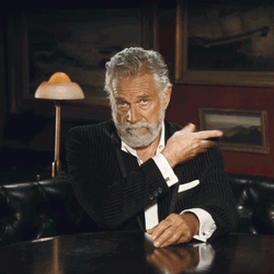 Jonathan Goldsmith Shoulder Brush GIF