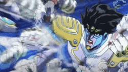 Jonathan Joestar Ora Ora Ora Zoom Punch GIF