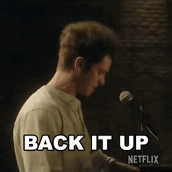Jonathan Larson Back It Up GIF