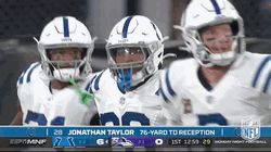 Jonathan Taylor 76 Yard Reception GIF