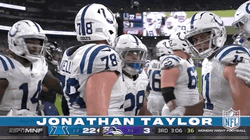 Jonathan Taylor Flexing On Tv GIF