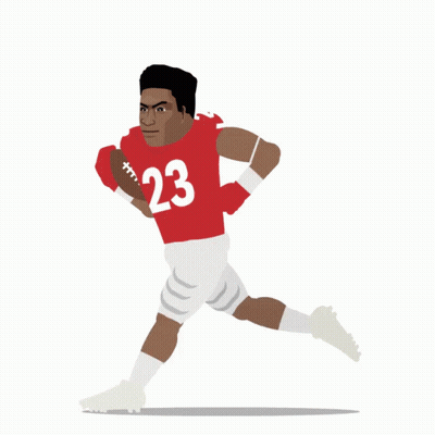 Jonathan Taylor Holding Football With Number 23 GIF