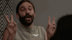 Jonathan Van Ness Air Quotes GIF