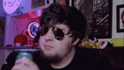 Jontron Drinking Beer GIF