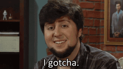 JonTron Smiling Nodding Gotcha GIF