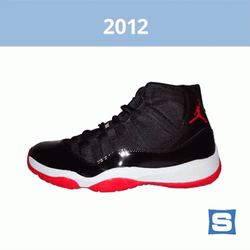 Jordan 4 2012 Black And Red GIF