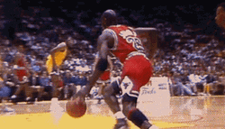 Jordan Basketball Slam Dunk GIF