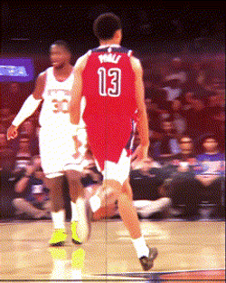 Jordan Poole Blocked Shots Ball GIF