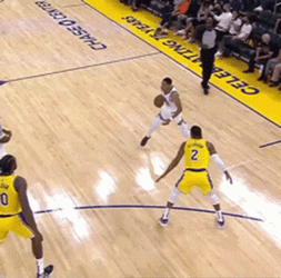 Jordan Poole Cornered Shots Ball GIF