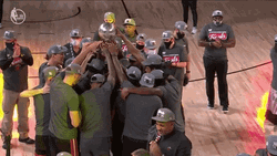 Jordan Poole Everyone Holding The Trophy GIF