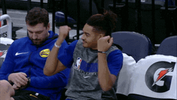 Jordan Poole Gesture Pump Up GIF