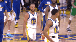 Jordan Poole High Five Stephen Curry GIF