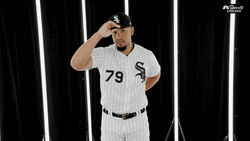 Jose Abreu Baseball Hat Tip GIF