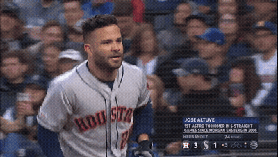 Jose Altuve Is The First Astro To Homer In 5 Straight Games Since Morgan Ensberg GIF