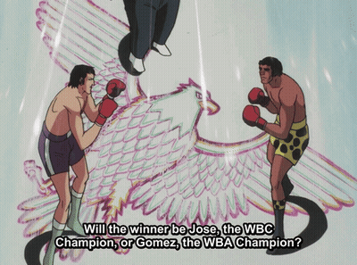 Jose Gomez WBC Champion and Jose WBA Champion