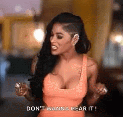 Joseline Hernandez Dont Wanna Hear It GIF