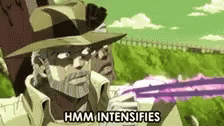 Joseph Joestar Hmm Intensifies GIF