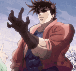 Joseph Joestar Mad Expression GIF