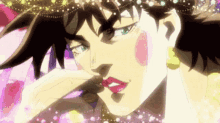 Joseph Joestar Wearing Make-Up GIF