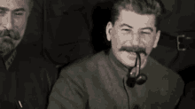 Joseph Stalin Smoking Tobacco Smiling Fun