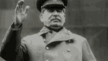 Joseph Stalin Soviet Leader Waving Hello