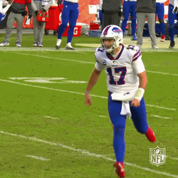 Josh Allen Disappointedly Stopped GIF