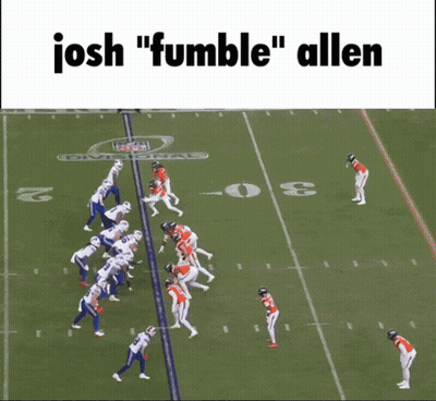 Josh Allen Fumble Football Game GIF