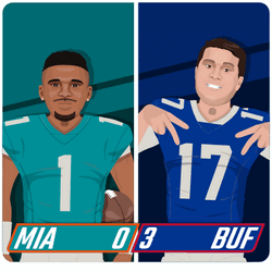 Josh Allen With Tua Tagovailoa GIF