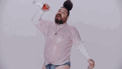 Josh Ostrovsky Pose With His Wet Tshirt GIF