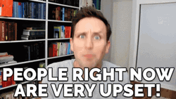 Josh Sundquist Saying People Are Upset Right Now GIF