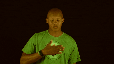 Joshua Dobbs Pounding Chest Minnesota Vikings GIF